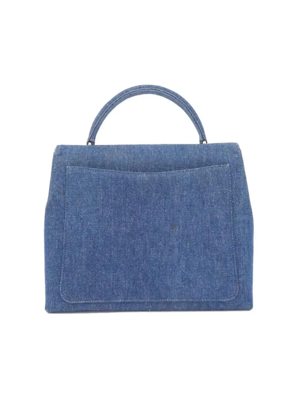 Chanel Vintage Bag Handbag Blue